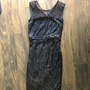 Black sequin dress from French Connection